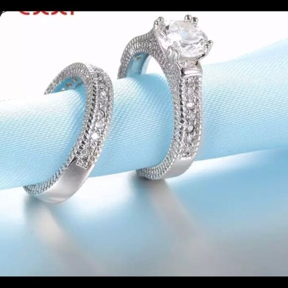 925 Sterling Silver Ring 2PCS - Picture 4 of 8